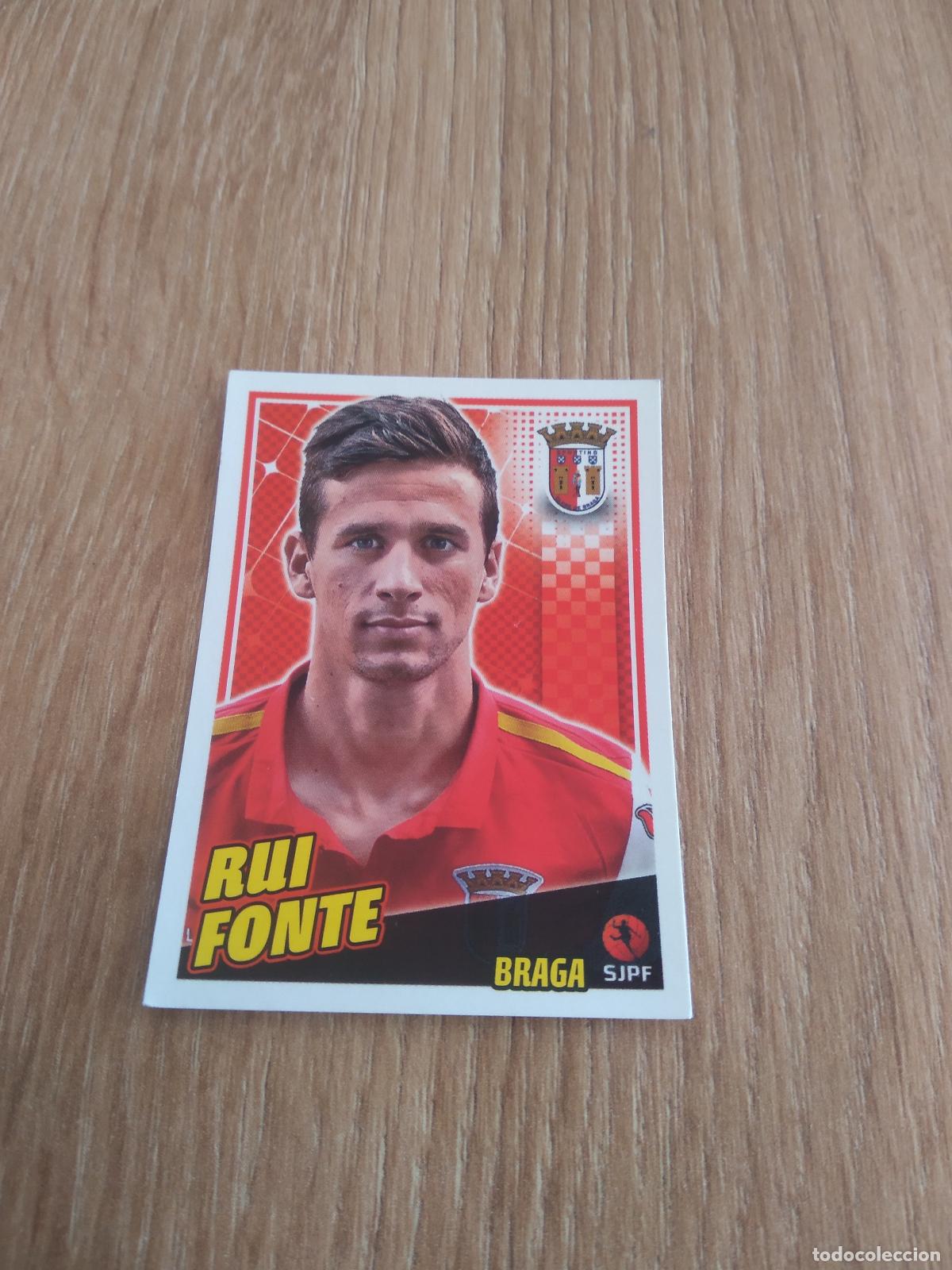 Cromos de F&uacute;tbol: 131 RUI FONTE BRAGA CROMO FUTBOL PANINI LIGA PORTUGAL 2015-2016 FUTEBOL 15-16