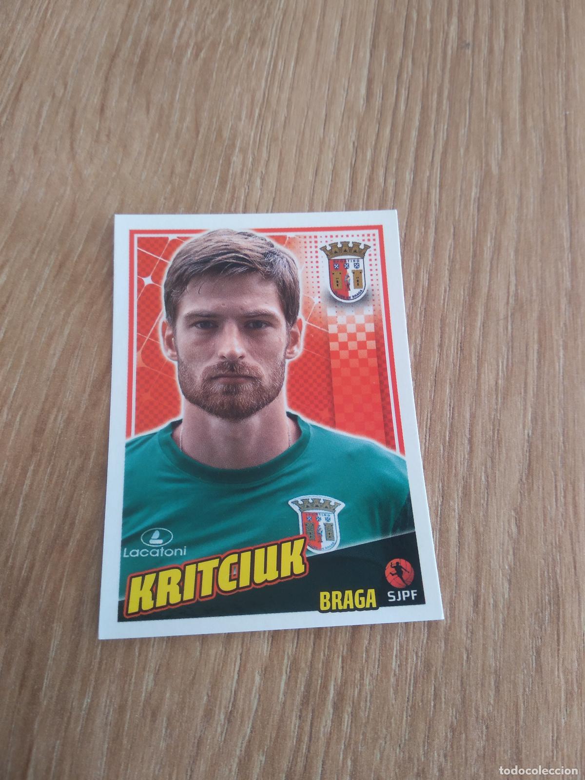 Cromos de F&uacute;tbol: 132 KRITCIUK BRAGA CROMO FUTBOL PANINI LIGA PORTUGAL 2015-2016 FUTEBOL 15-16