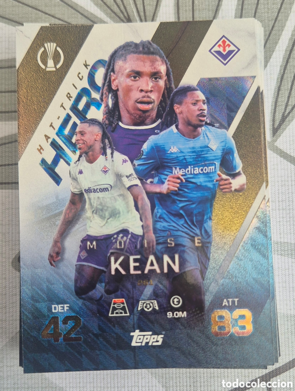 Cromos de F&uacute;tbol: Kean fiorentina hat trick hero topps match attax 2026