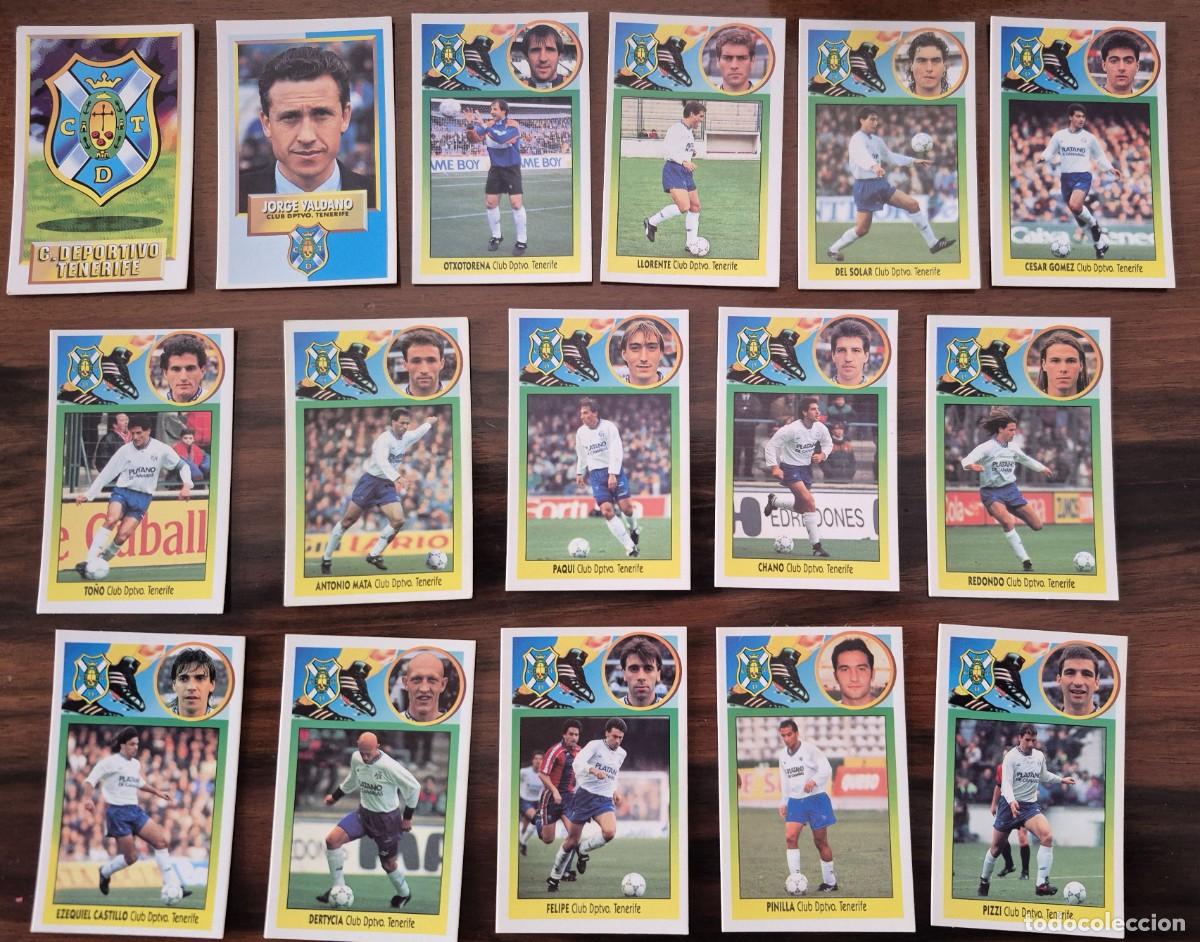 Cromos de F&uacute;tbol: este 93-94 93 94 1993-1994 tenerife cromos carton