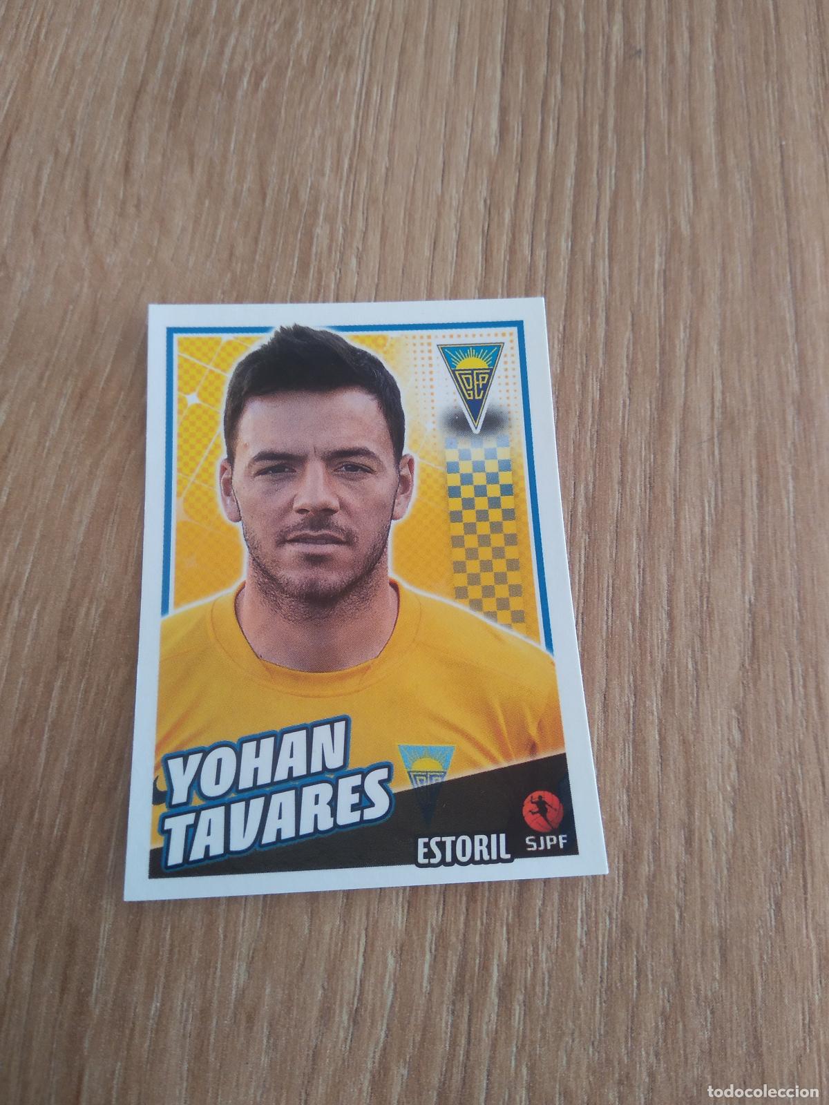 Cromos de F&uacute;tbol: 140 YOHAN TAVARES ESTORIL CROMO FUTBOL PANINI LIGA PORTUGAL 2015-2016 FUTEBOL 15-16