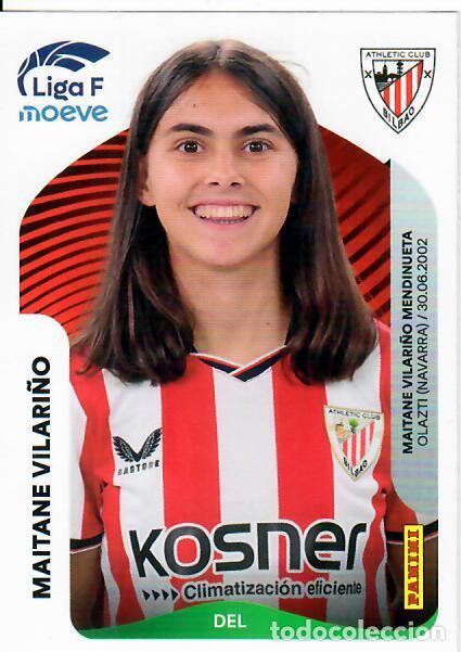Cromos de F&uacute;tbol: CROMO PANINI LIGA FEMENINA F 2025-26 (25 - 26) - N&ordm; 41 - MAITANE VILARI&Ntilde;O - ATHLETIC BILBAO