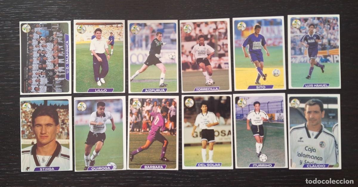 Cromos de F&uacute;tbol: LIGA FUTBOL 95 96 - MUNDICROMO MC - 12 FICHAS U.D. SALAMANCA - LILLO SITO STINGA DEL SOLAR QUIROGA