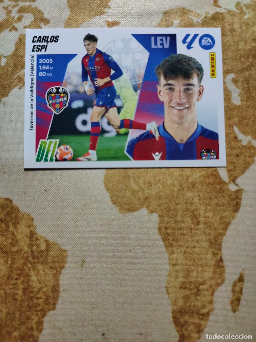 Cromos de F&uacute;tbol: Liga Este Levante 19 A CARLOS ESP&Iacute; 2025-26