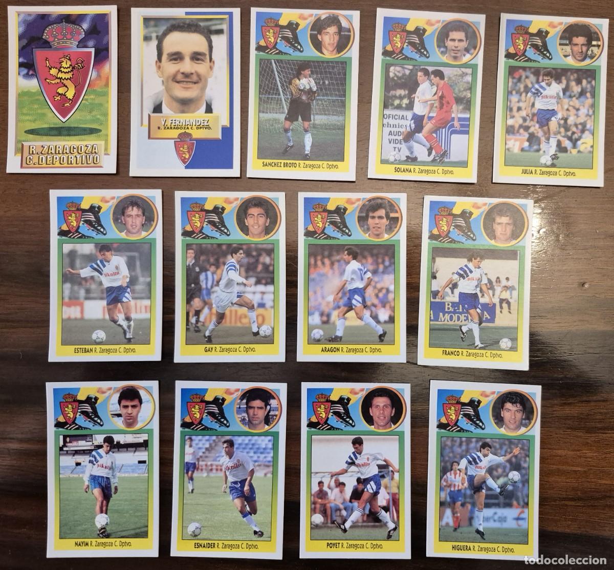 Figurine di Calcio: este 93-94 93 94 1993-1994 zaragoza cromos carton