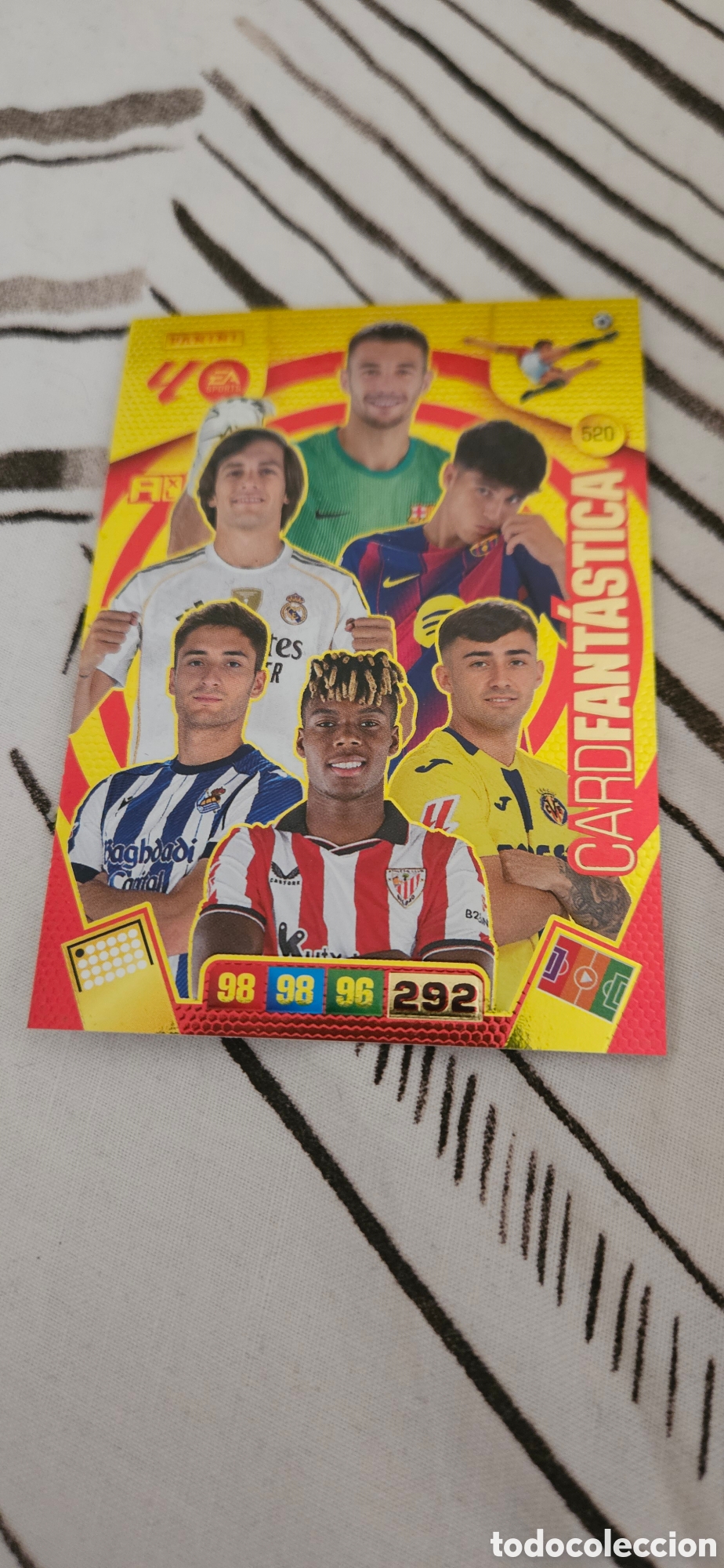 Cromos de F&uacute;tbol: Card Fant&aacute;stica adrenalyn 2025 2026 25 26 520