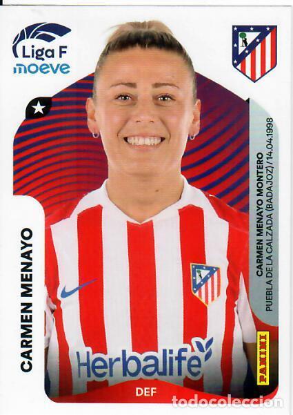 Cromos de F&uacute;tbol: CROMO PANINI LIGA FEMENINA F 2025-26 (25 - 26) - N&ordm; 47 B - CARMEN MENAYO - ATL&Eacute;TICO MADRID