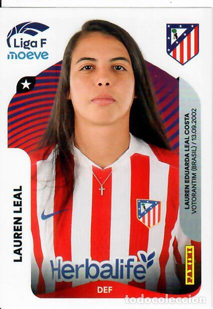 Cromos de F&uacute;tbol: CROMO PANINI LIGA FEMENINA F 2025-26 (25 - 26) - N&ordm; 48 - LAUREN LEAL - ATL&Eacute;TICO MADRID