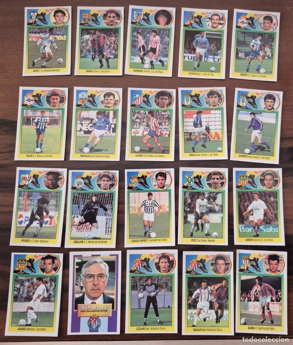 Cromos de F&uacute;tbol: este 93-94 93 94 1993-1994 varios cromos carton