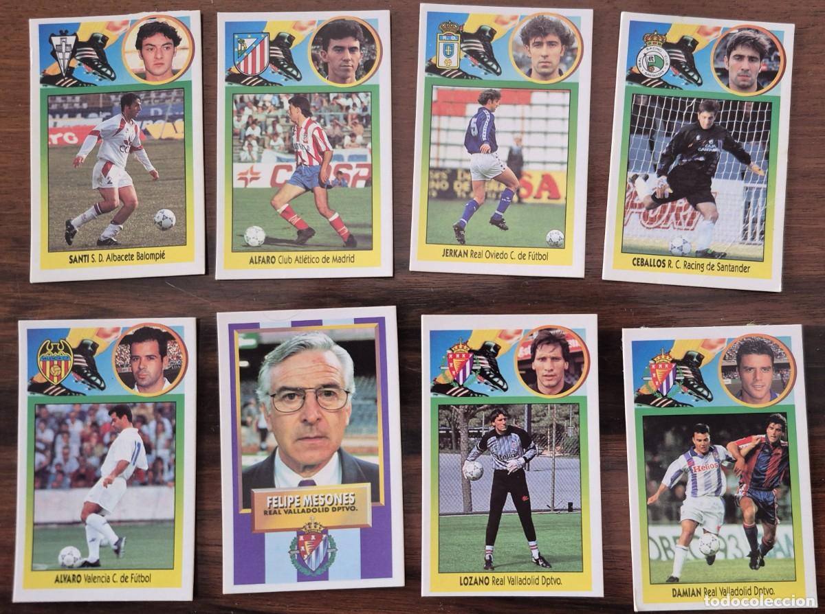 Cromos de F&uacute;tbol: este 93-94 93 94 1993-1994 varios cromos carton