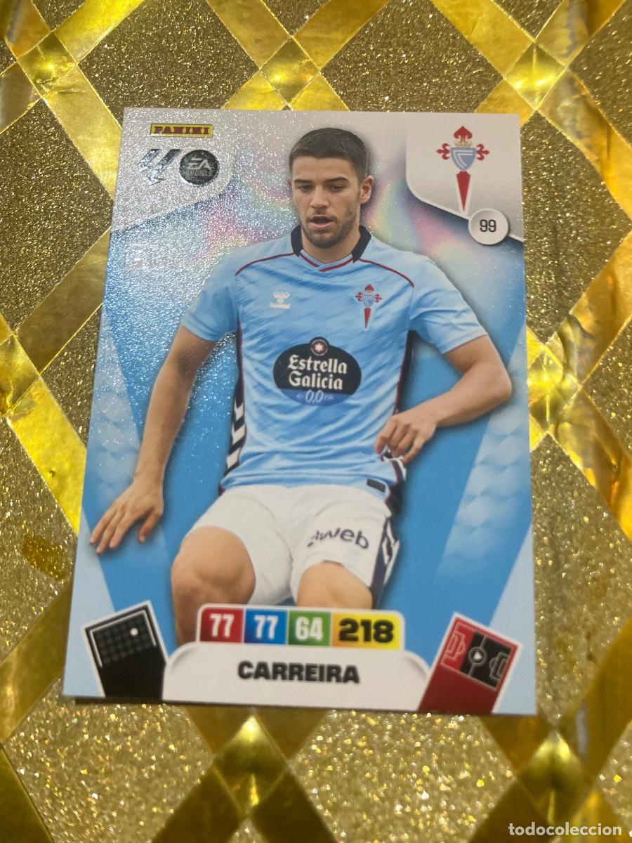Cromos de F&uacute;tbol: CROMO DE FUTBOL NUMERO 99 CARREIRA CELTA DE VIGO ADRENALYN XL 2025 2026 PANINI !