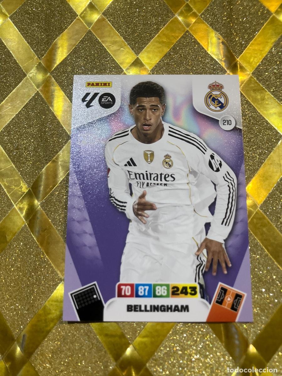 Cromos de F&uacute;tbol: CROMO DE FUTBOL NUMERO 210 BELLINGHAM REAL MADRID ADRENALYN XL 2025 2026 PANINI !