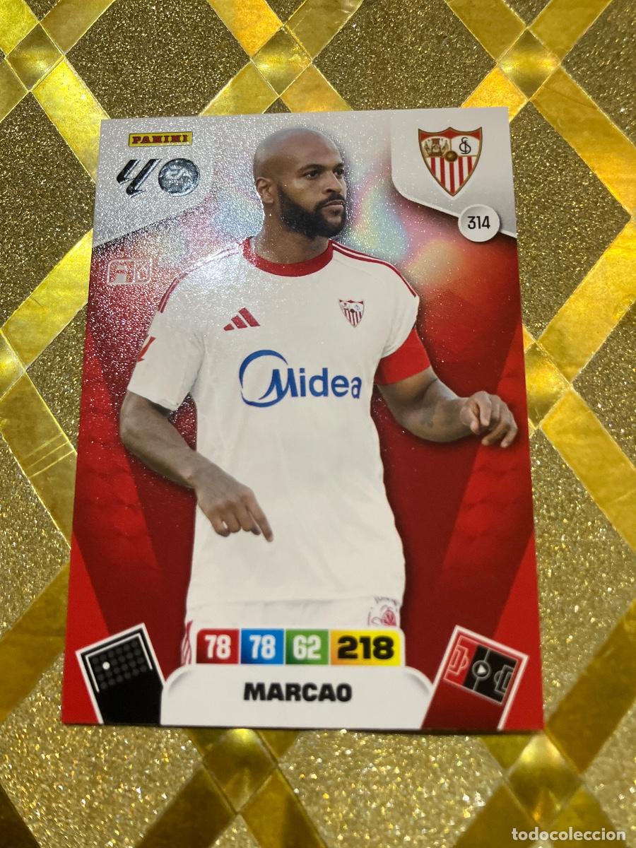 Cromos de F&uacute;tbol: CROMO DE FUTBOL NUMERO 314 MARCAO DEL SEVILLA ADRENALYN XL 2025 2026 PANINI !