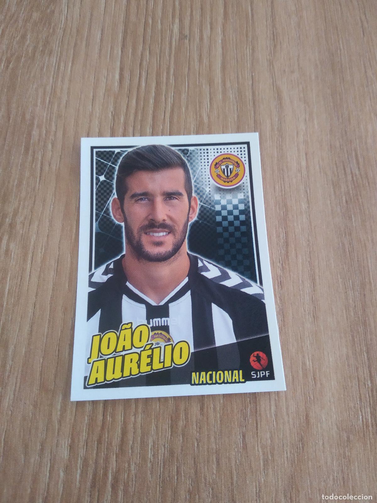 Cromos de F&uacute;tbol: 193 JOAO AURELIO NACIONAL CROMO FUTBOL PANINI LIGA PORTUGAL 2015-2016 FUTEBOL 15-16