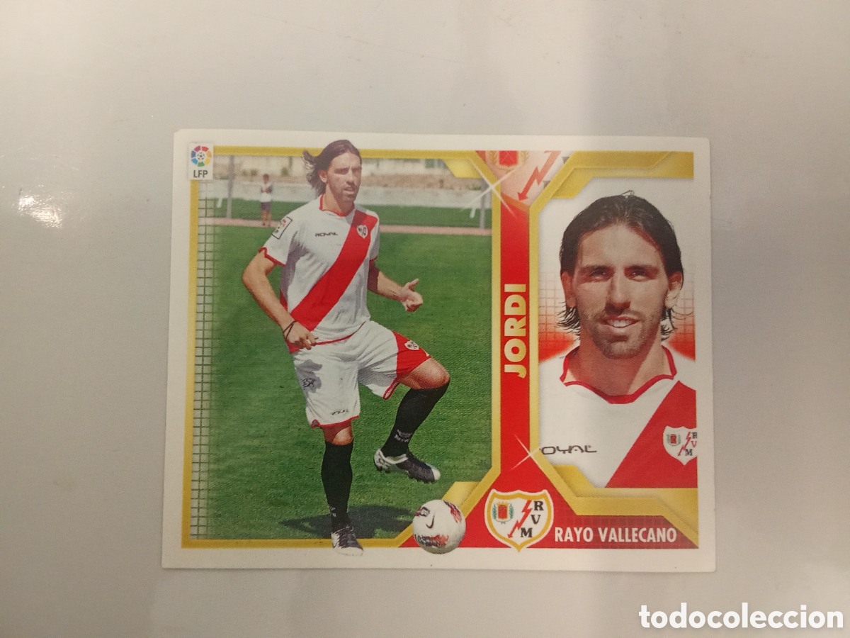 Cromos de F&uacute;tbol: JORDI RAYO VALLECANO COLOCA LIGA ESTE 2011 2012 11-12. SIN PEGAR