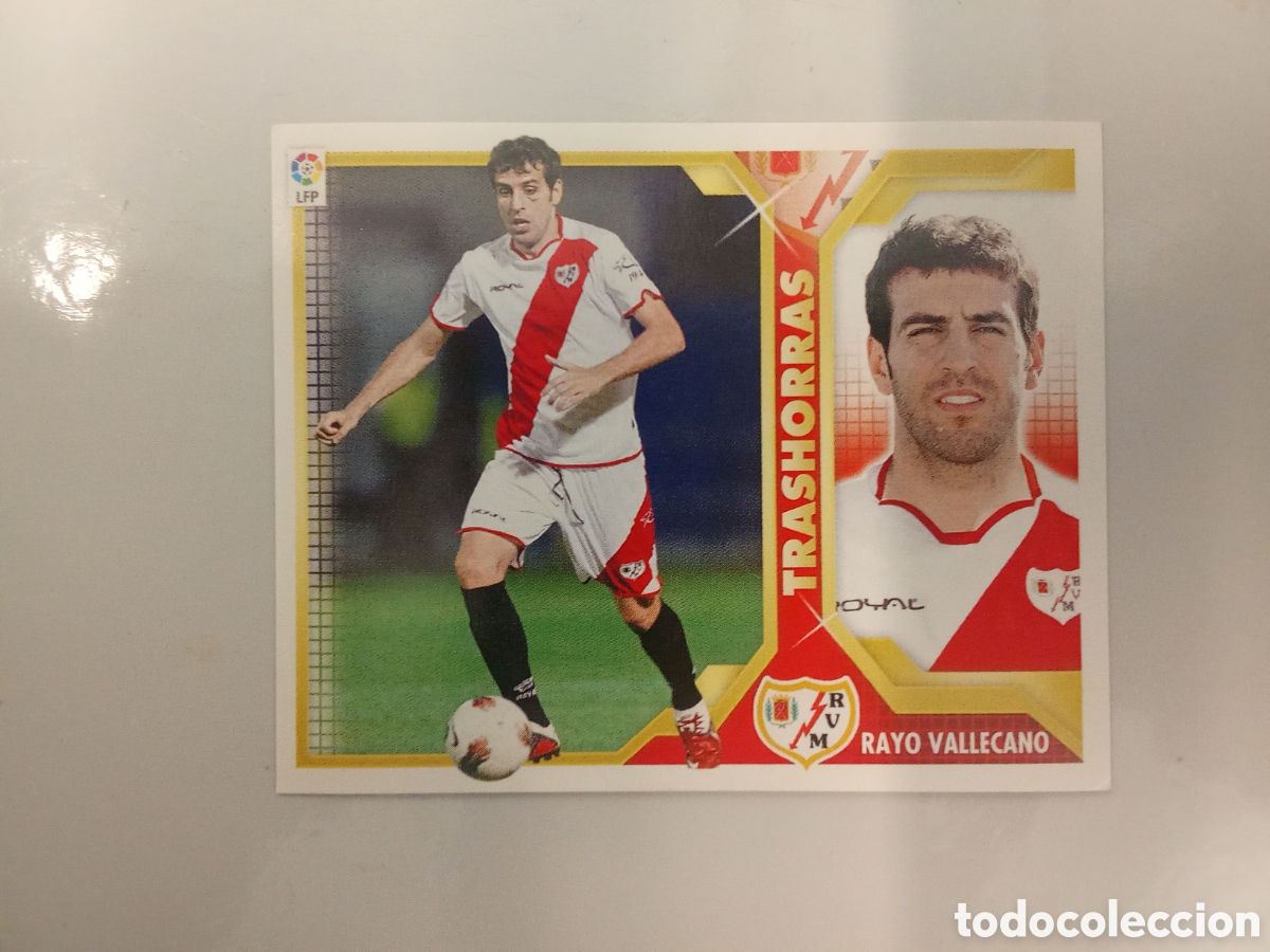 Football Stickers: TRASHORRAS RAYO VALLECANO COLOCA LIGA ESTE 2011 2012 11-12. SIN PEGAR