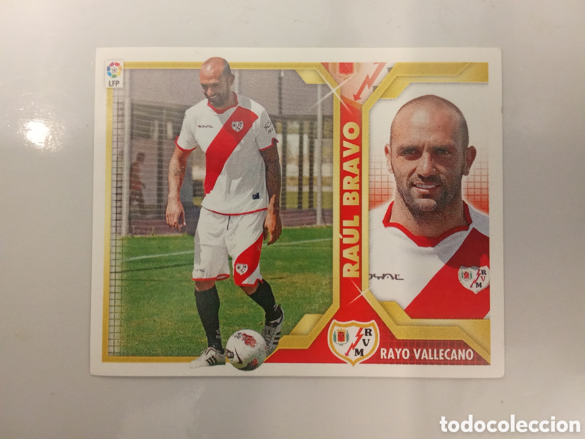 Football Stickers: RAUL BRAVO RAYO VALLECANO COLOCA LIGA ESTE 2011 2012 11-12. SIN PEGAR