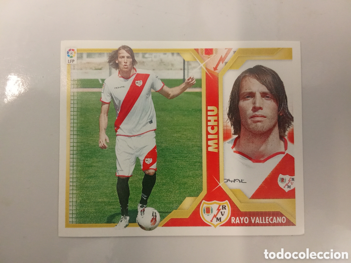 Cromos de F&uacute;tbol: MICHU RAYO VALLECANO COLOCA LIGA ESTE 2011 2012 11-12. SIN PEGAR