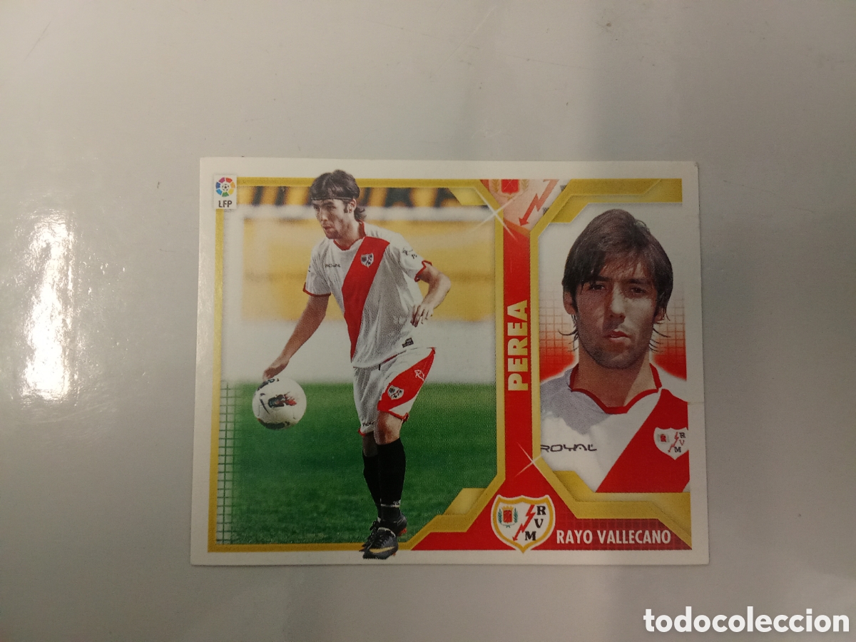 Cromos de F&uacute;tbol: PEREA RAYO VALLECANO COLOCA LIGA ESTE 2011 2012 11-12. SIN PEGAR