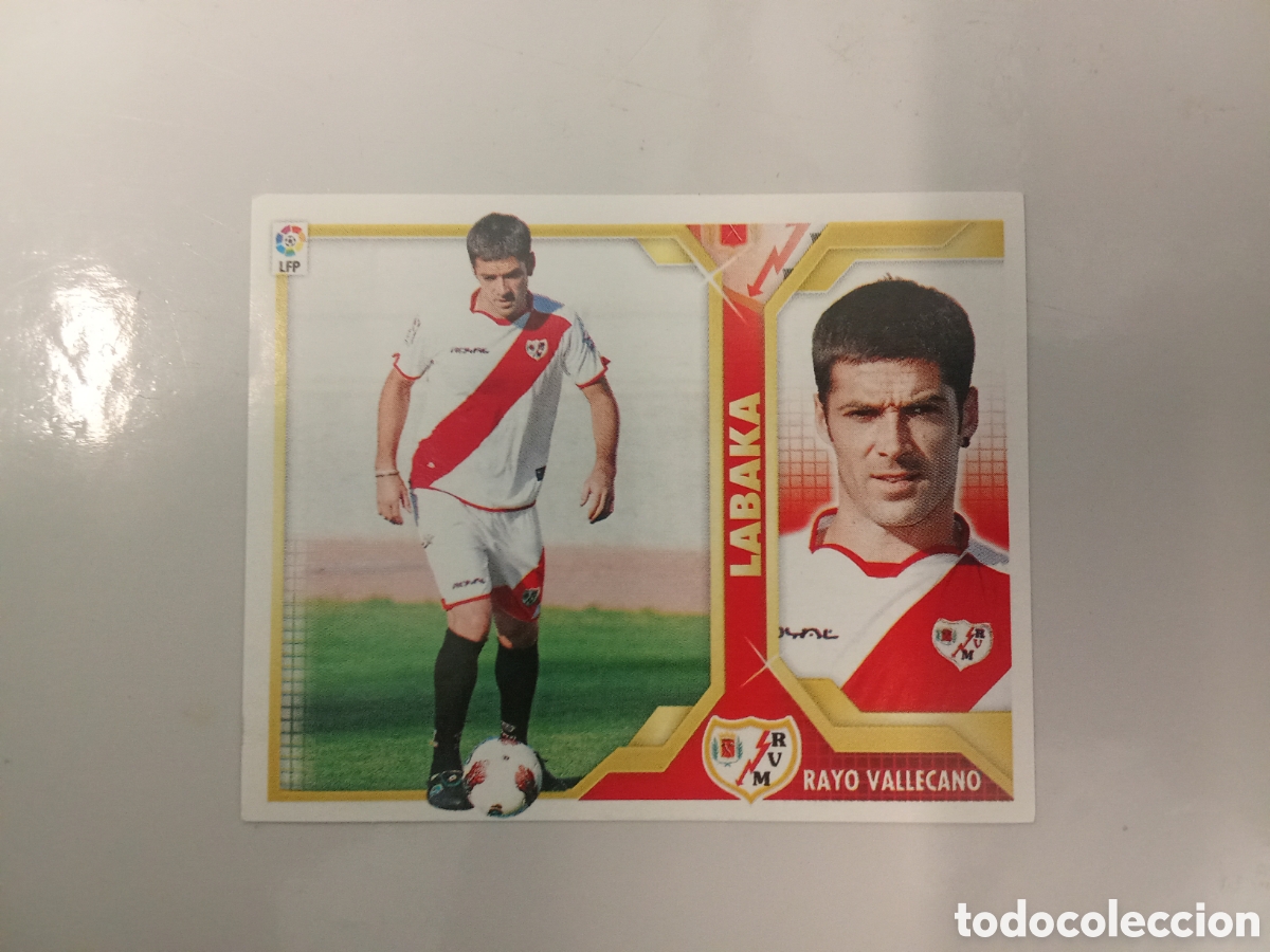 Cromos de F&uacute;tbol: LABAKA RAYO VALLECANO FICHAJE 36 LIGA ESTE 2011 2012 11-12. SIN PEGAR