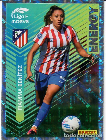 Cromos de F&uacute;tbol: CROMO PANINI LIGA FEMENINA F 2025-26 (25 - 26) - ENERGY N&ordm; 340 - FIAMMA BEN&Iacute;TEZ - ATL&Eacute;TICO MADRID