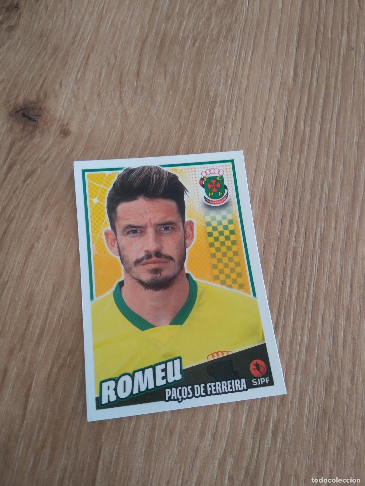 Cromos de F&uacute;tbol: 218 ROMEU PA&Ccedil;OS DE FERREIRA CROMO FUTBOL PANINI LIGA PORTUGAL 2015-2016 FUTEBOL 15-16