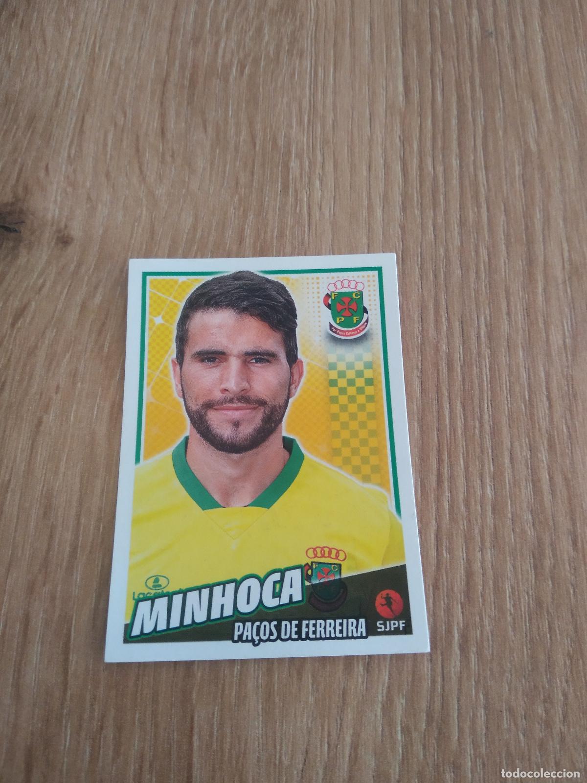Cromos de F&uacute;tbol: 221 MINHOCA PA&Ccedil;OS DE FERREIRA CROMO FUTBOL PANINI LIGA PORTUGAL 2015-2016 FUTEBOL 15-16