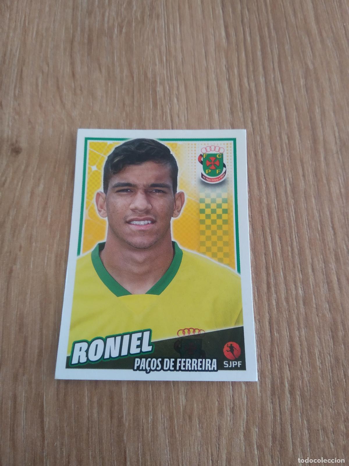 Cromos de F&uacute;tbol: 226 RONIEL PA&Ccedil;OS DE FERREIRA CROMO FUTBOL PANINI LIGA PORTUGAL 2015-2016 FUTEBOL 15-16