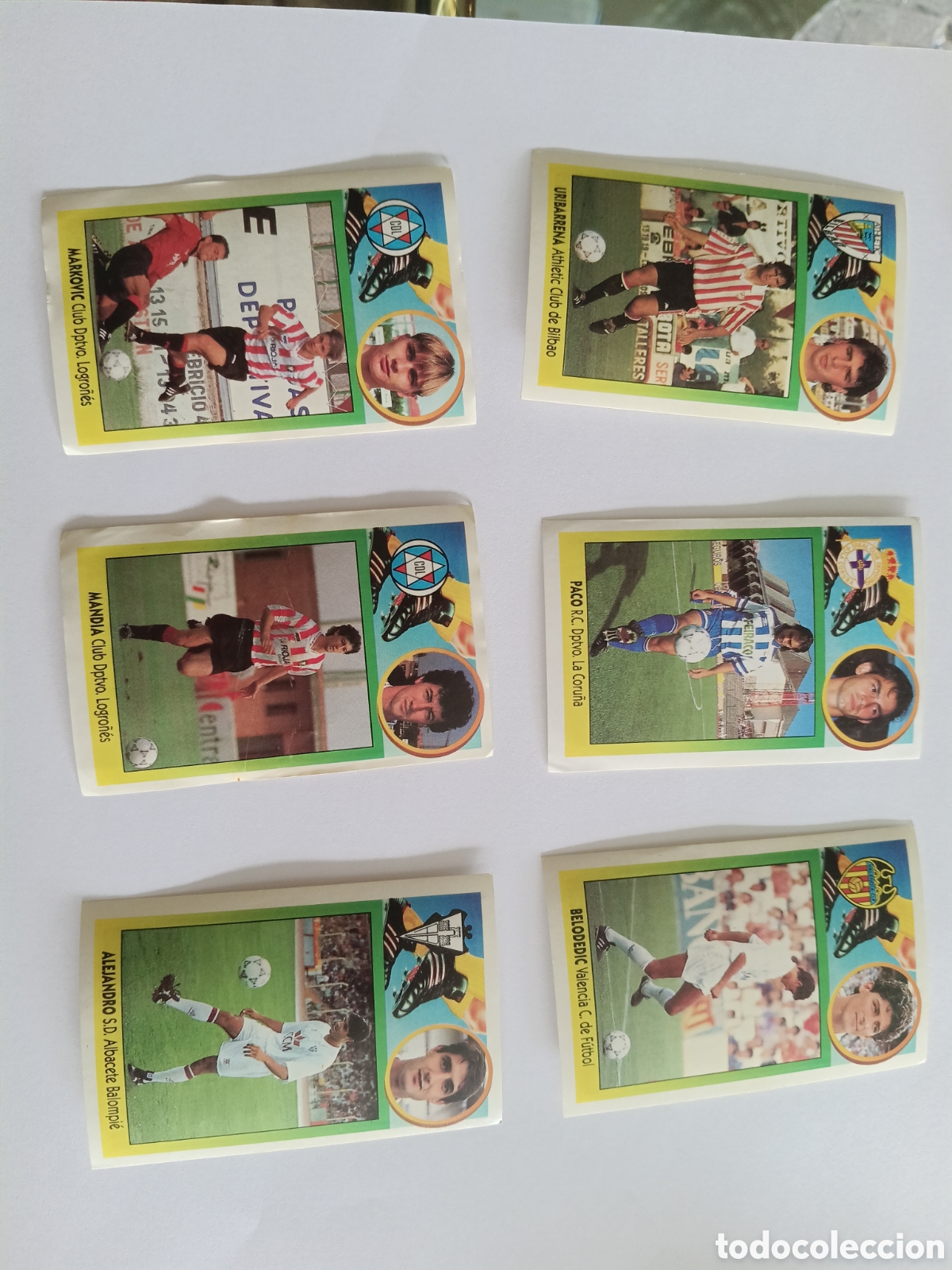 Football Stickers: LOTE 6 COLOCAS EDICIONES ESTE FUTBOL 93 94 1993 1994 CROMO ADHESIVO