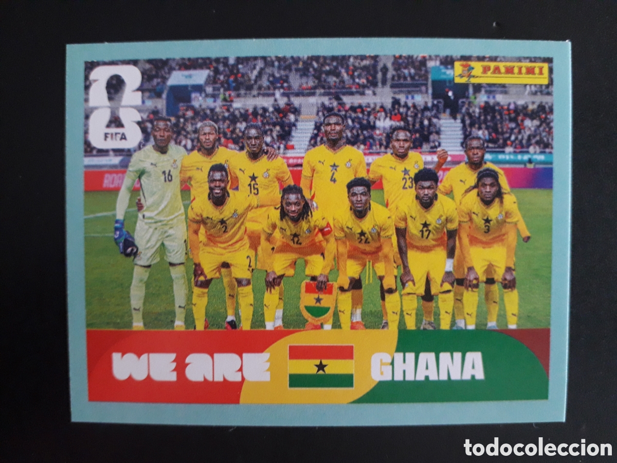 Cromos de F&uacute;tbol: EQUIPO GHANA GHA 13 MUNDIAL F&Uacute;TBOL 2026 FIFA WORLD CUP PANINI SIN PEGAR PEDIDO M&Iacute;NIMO 3&euro;