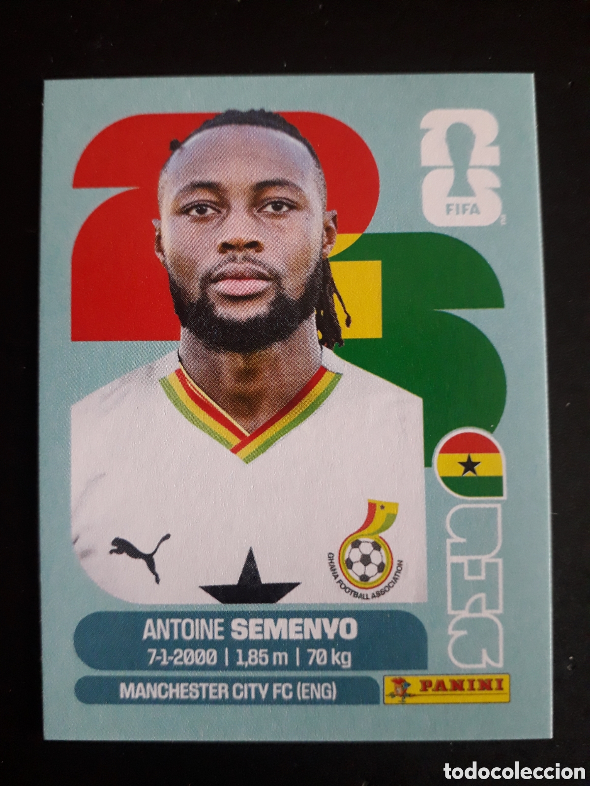 Cromos de F&uacute;tbol: SEMENYO GHANA GHA 20 MUNDIAL F&Uacute;TBOL 2026 FIFA WORLD CUP PANINI SIN PEGAR PEDIDO M&Iacute;NIMO 3&euro;.