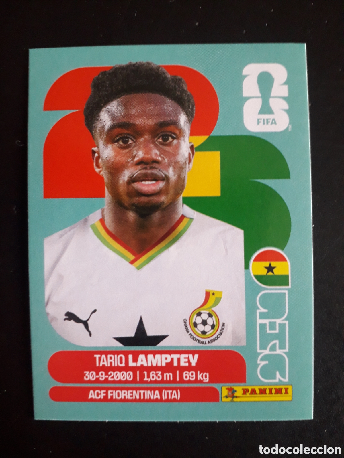 Cromos de F&uacute;tbol: LAMPTEV GHANA GHA 3 MUNDIAL F&Uacute;TBOL 2026 FIFA WORLD CUP PANINI SIN PEGAR PEDIDO M&Iacute;NIMO 3&euro;