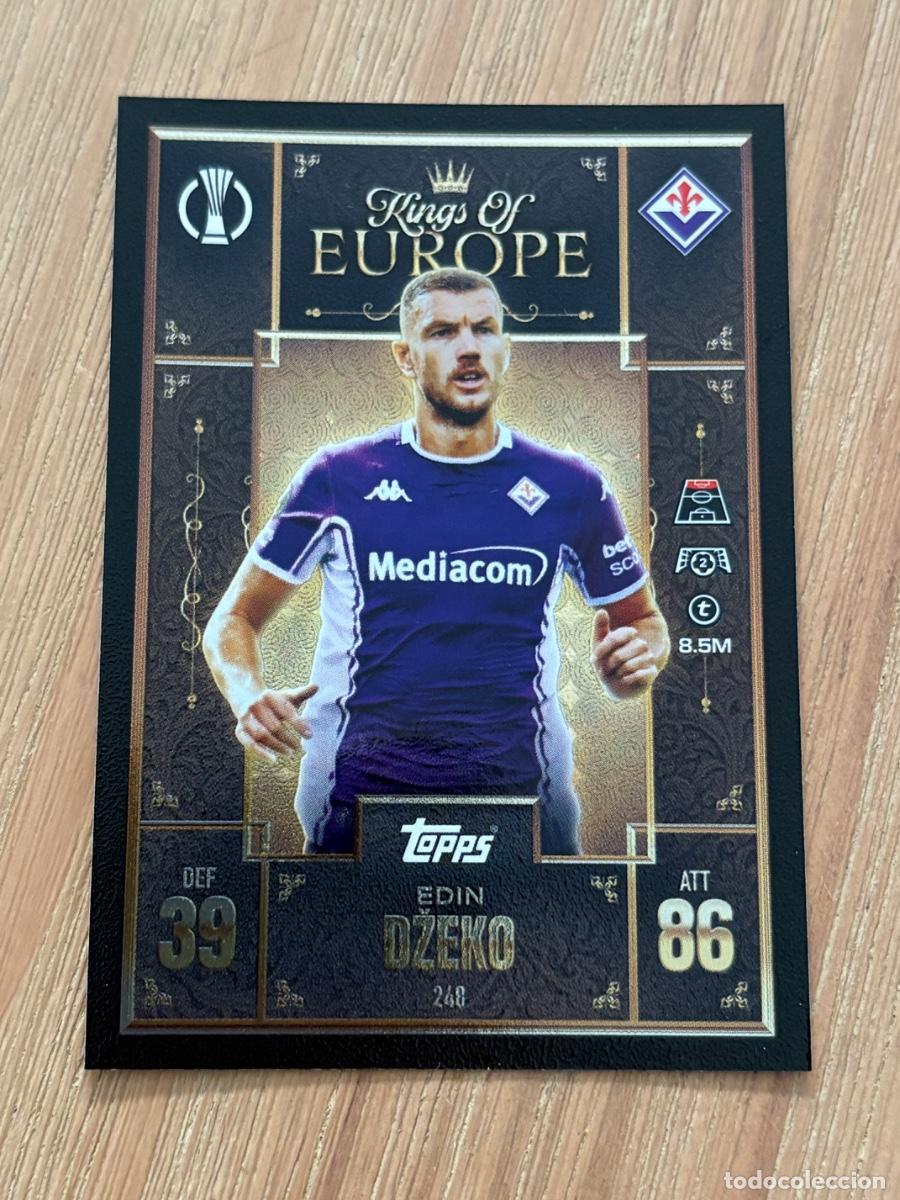 Cromos de F&uacute;tbol: 19. CROMO TOPPS Match Attax Extra 2025-26 Kings of Europe 25-26 EDIN DZECO N 248