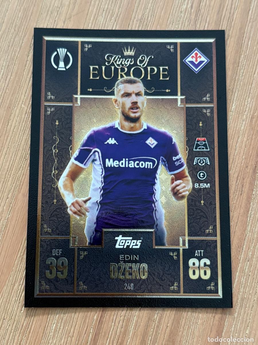 Cromos de F&uacute;tbol: 19. CROMO TOPPS Match Attax Extra 2025-26 Kings of Europe 25-26 EDIN DZECO N 248