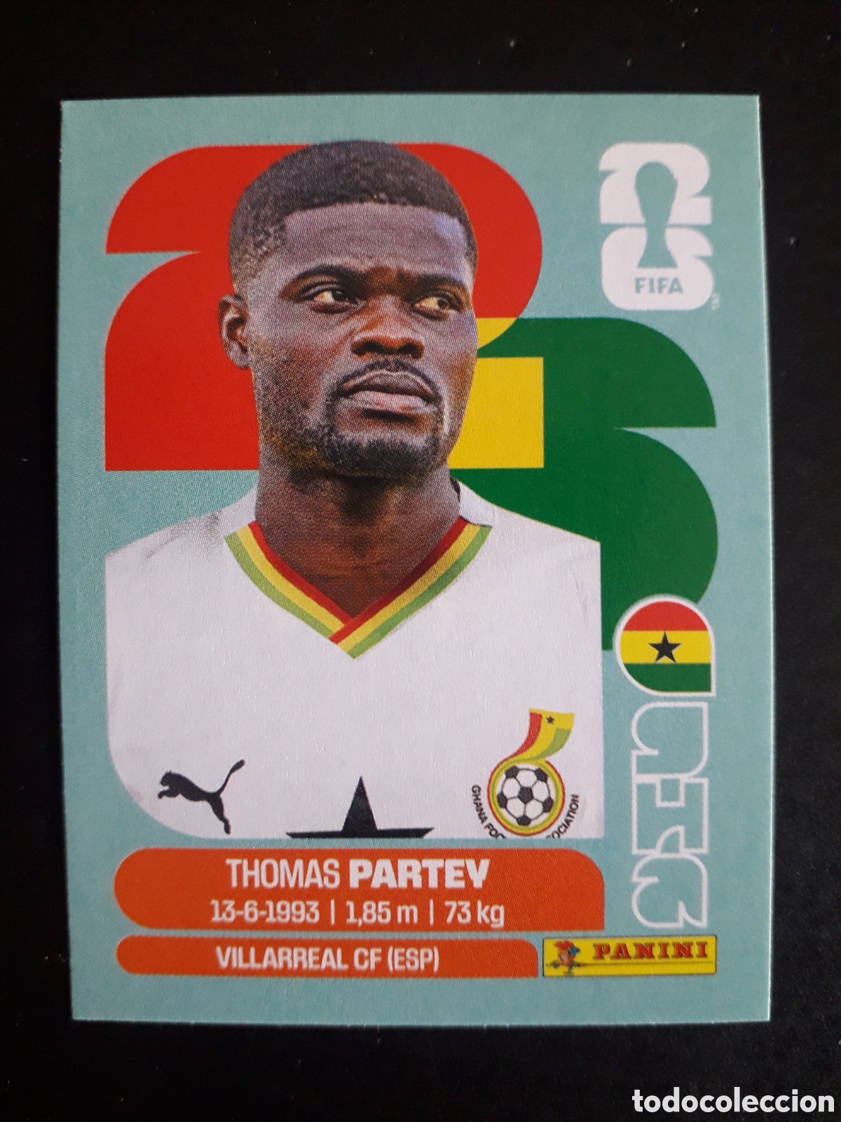 Cromos de F&uacute;tbol: PARTEV GHANA GHA 10 MUNDIAL F&Uacute;TBOL 2026 FIFA WORLD CUP PANINI SIN PEGAR PEDIDO M&Iacute;NIMO 3&euro;