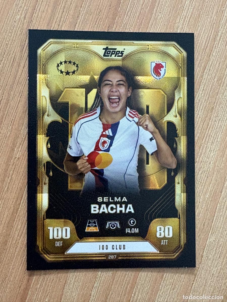 Cromos de F&uacute;tbol: 19. CROMO TOPPS MATCH ATTAX EXTRA 2025/26 25-26 SELMA BACHA N 287 100 CLUB