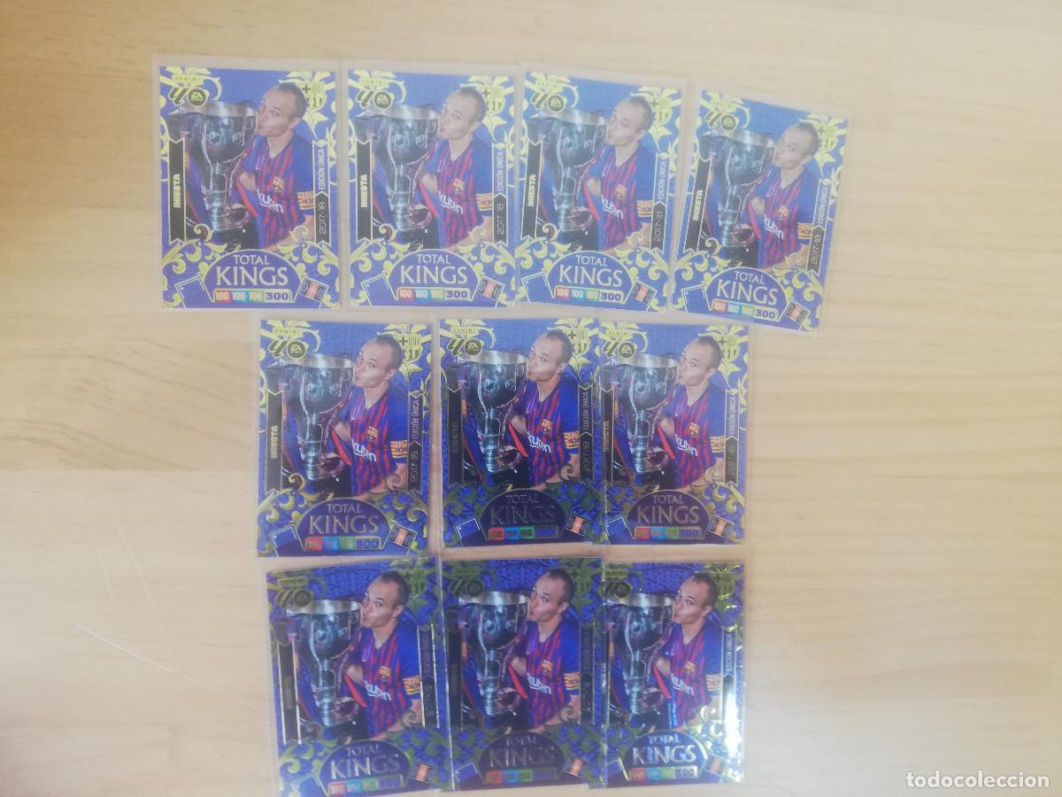Cromos de F&uacute;tbol: Iniesta (x10) Total Kings Adrenalyn 2026
