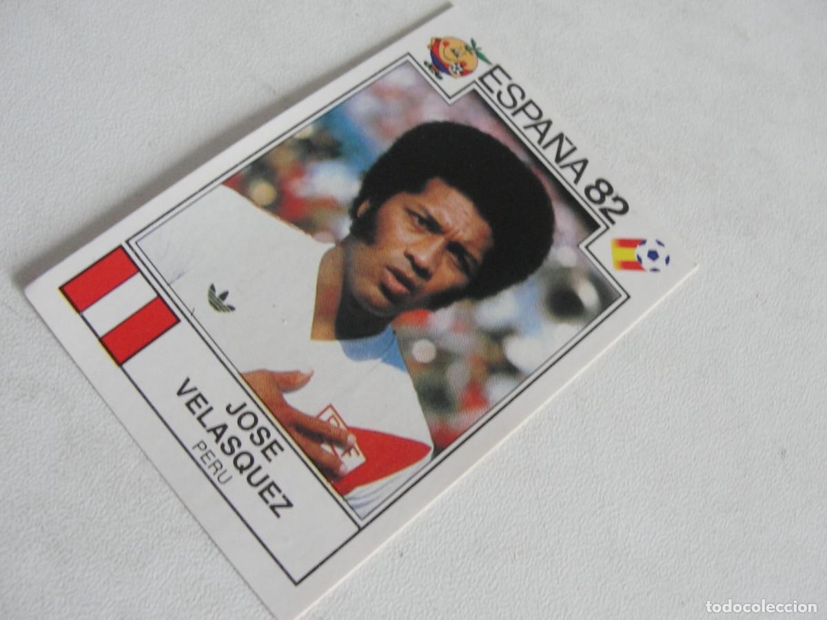 Cromos de F&uacute;tbol: MUNDIAL ESPA&Ntilde;A 82 PANINI - N&ordm; 81 PERU - VELASQUEZ - SIN PEGAR