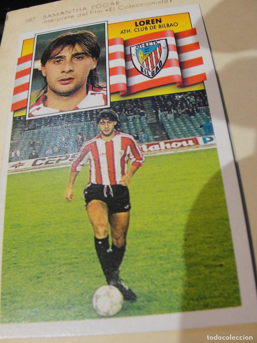 Cartes &agrave; collectionner de Football: LIGA ESTE 90 91 - ATHLETIC CLUB DE BILBAO - LOREN - SIN PEGAR NUEVO E IMPECABLE