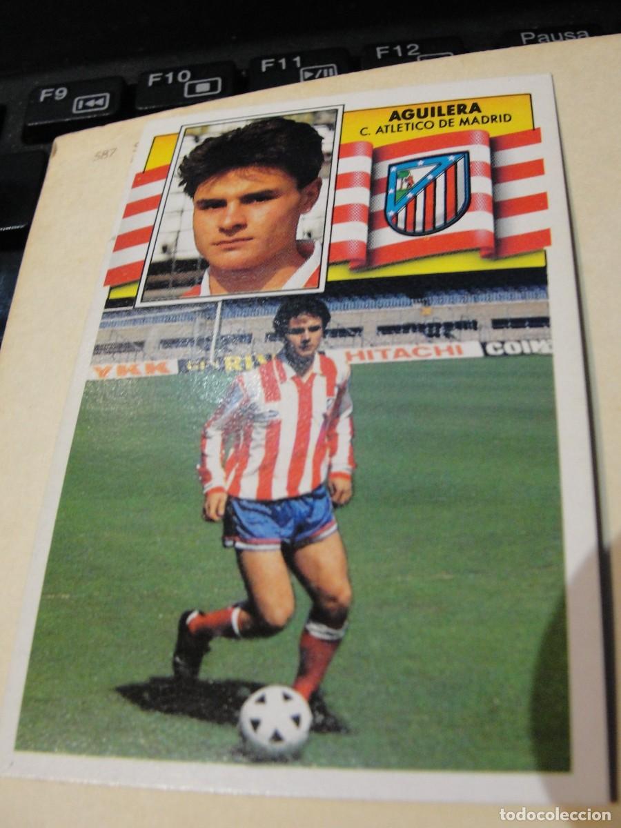 Cromos de F&uacute;tbol: LIGA ESTE 90 91 - ATLETICO DE MADRID / AGUILERA - NUEVO DE TIENDA