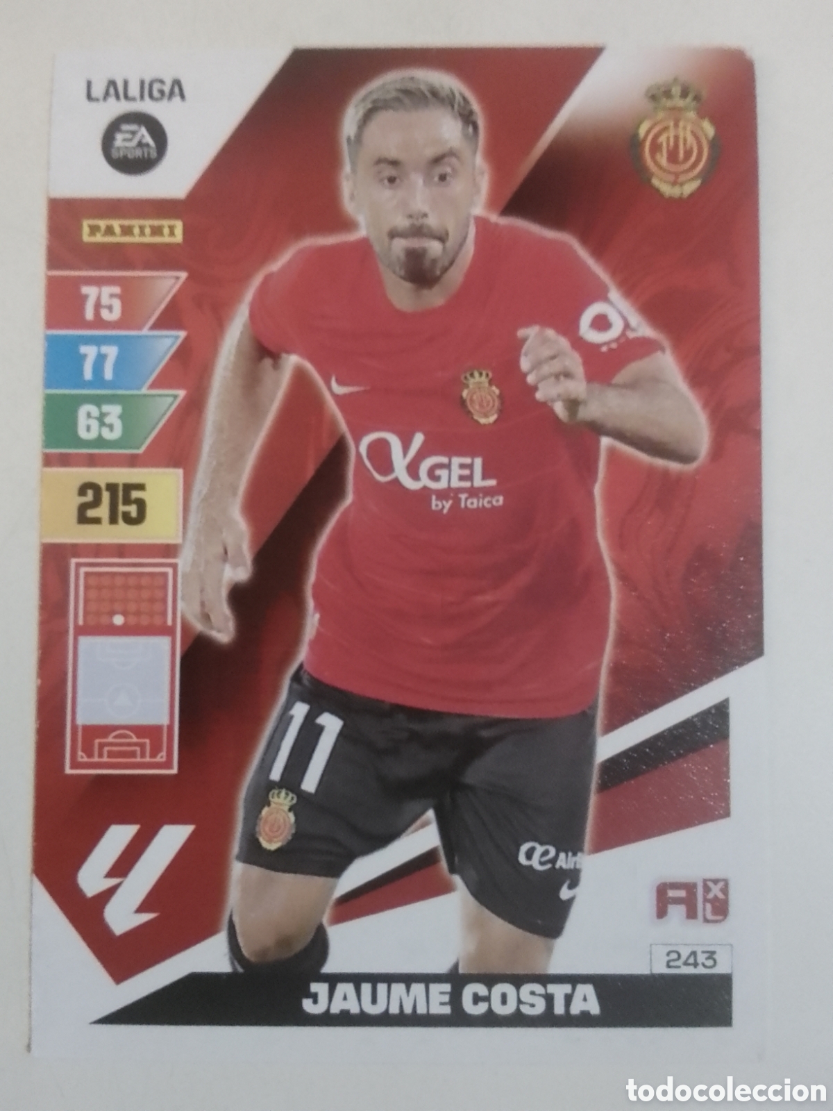 Cromos de F&uacute;tbol: Adrenalyn XL 2023-24 n&deg; 243 Jaume Costa &bull; Mallorca.