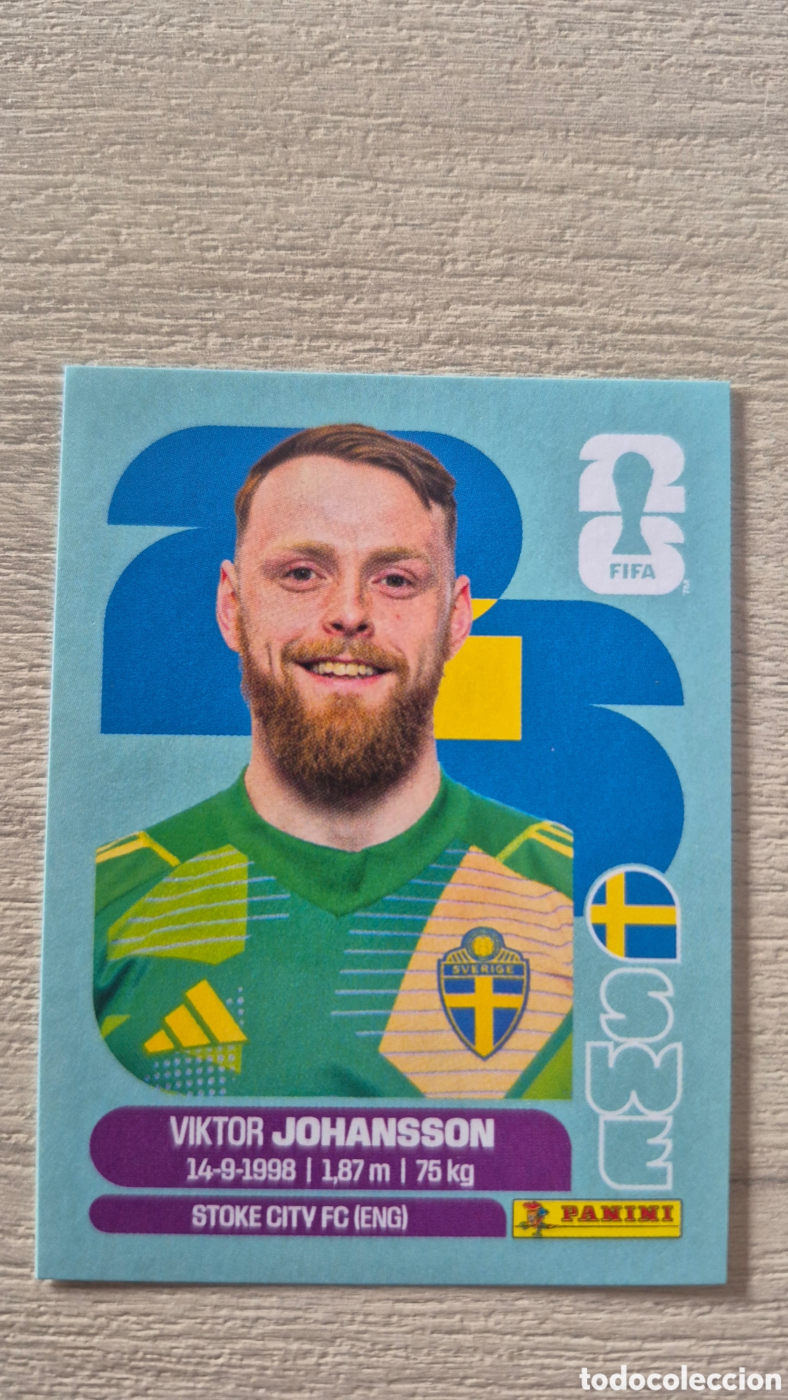Cromos de F&uacute;tbol: SWE2 Johansson FIFA World Cup 2026