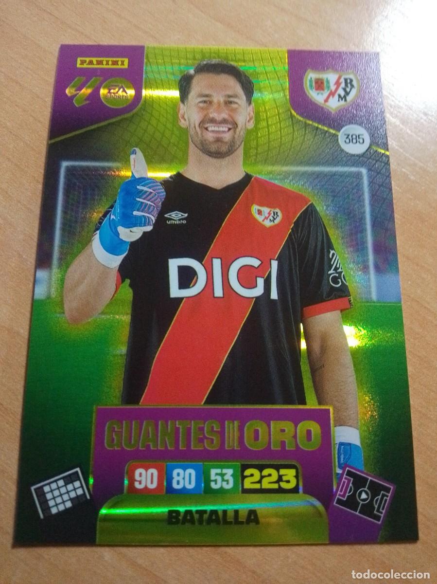 Cromos de F&uacute;tbol: 385 AUGUSTO BATALLA GUANTES DE ORO DEL RAYO VALLECANO 25 26 ADRENALYN XL 2025 2026 NUEVO