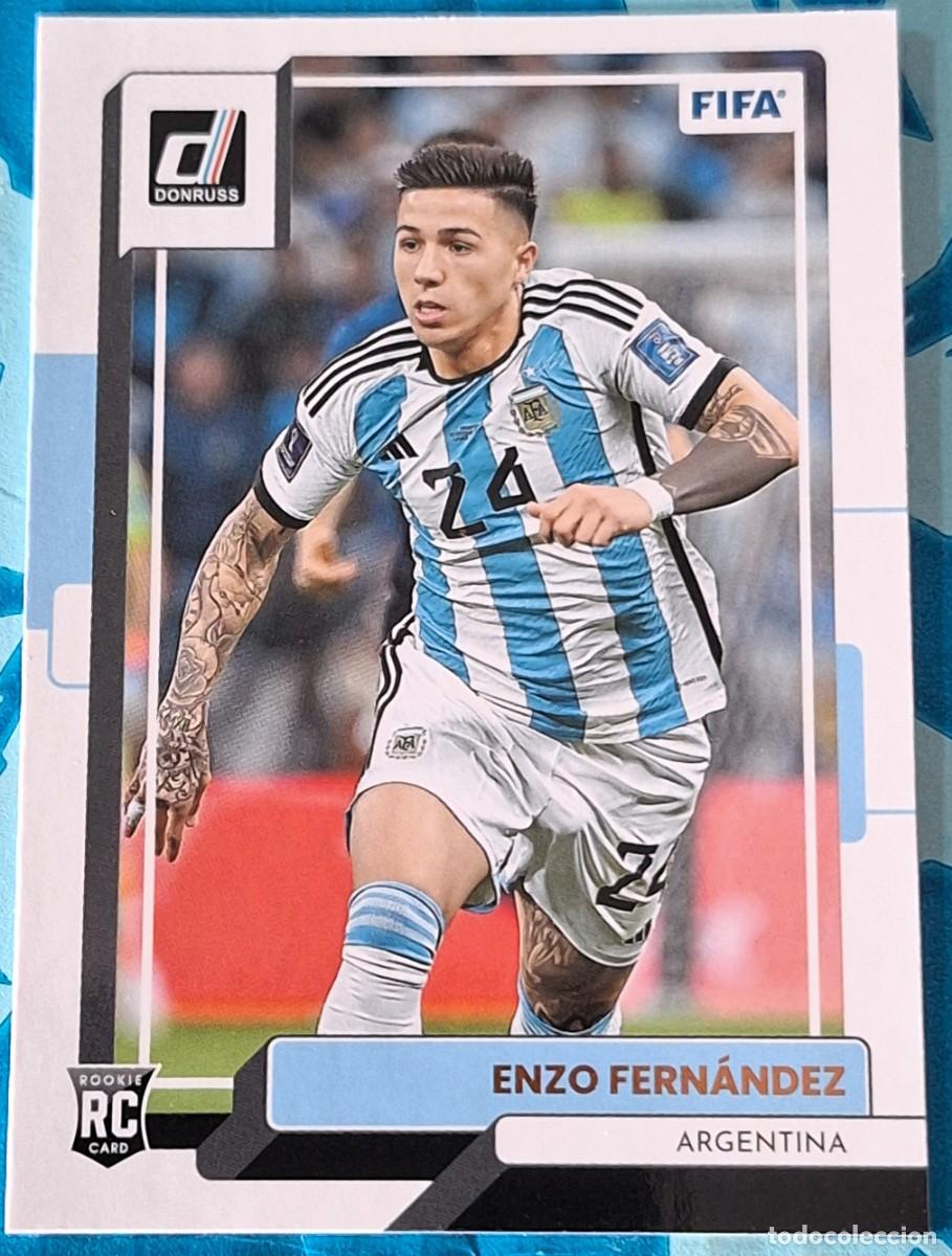 Cromos de F&uacute;tbol: Enzo Fernandez Argentina Panini Donruss Soccer Rookie RC