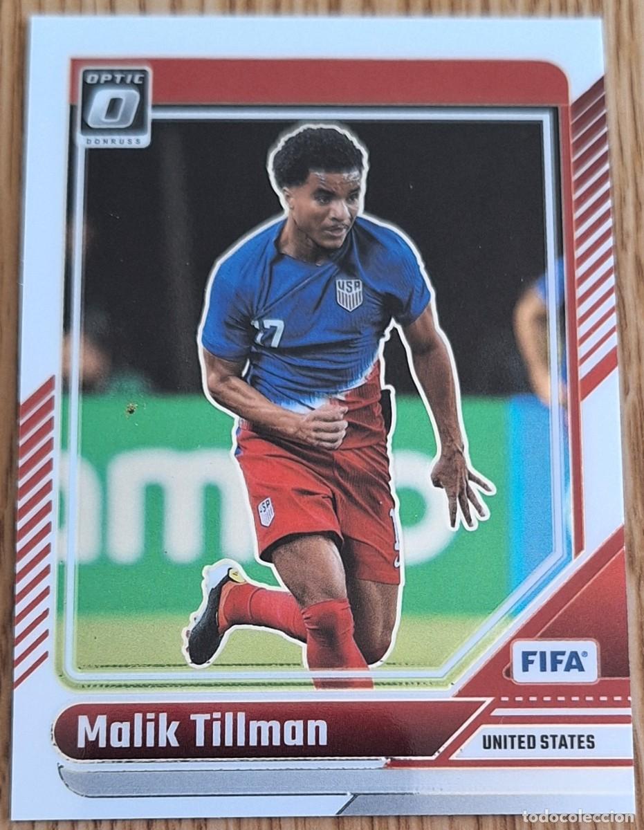 Cromos de F&uacute;tbol: Malik Tillman Estdos Unidos Usa Panini Donruss Soccer Optic