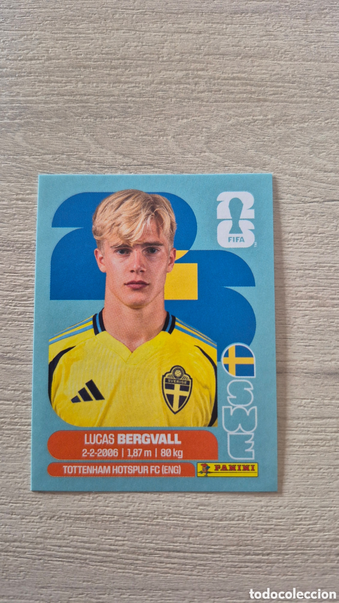 Cromos de F&uacute;tbol: SWE8 Bergvall FIFA World Cup 2026