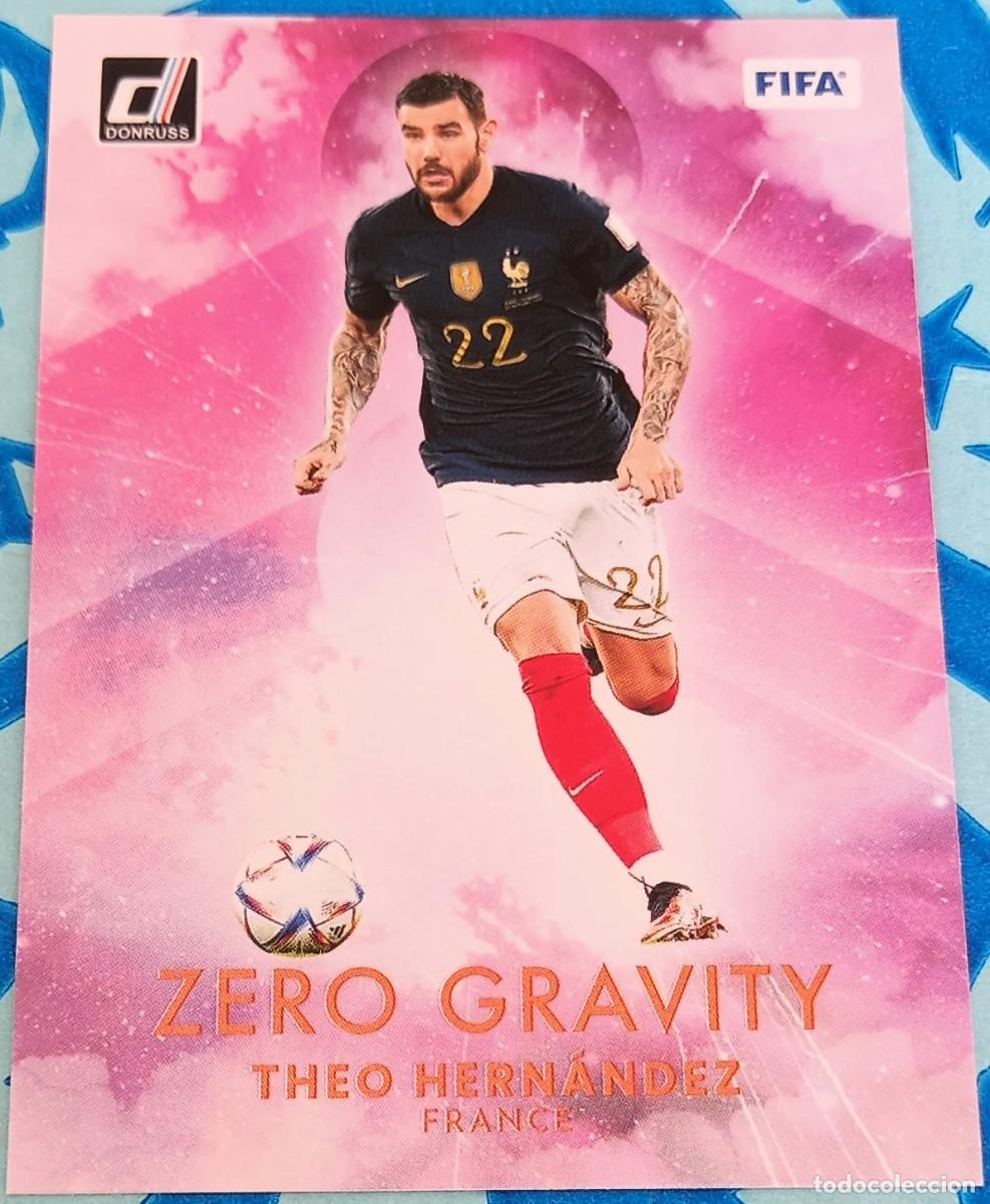 Cromos de F&uacute;tbol: Theo Hernandez Francia Panini Donruss Soccer Zero Gravity