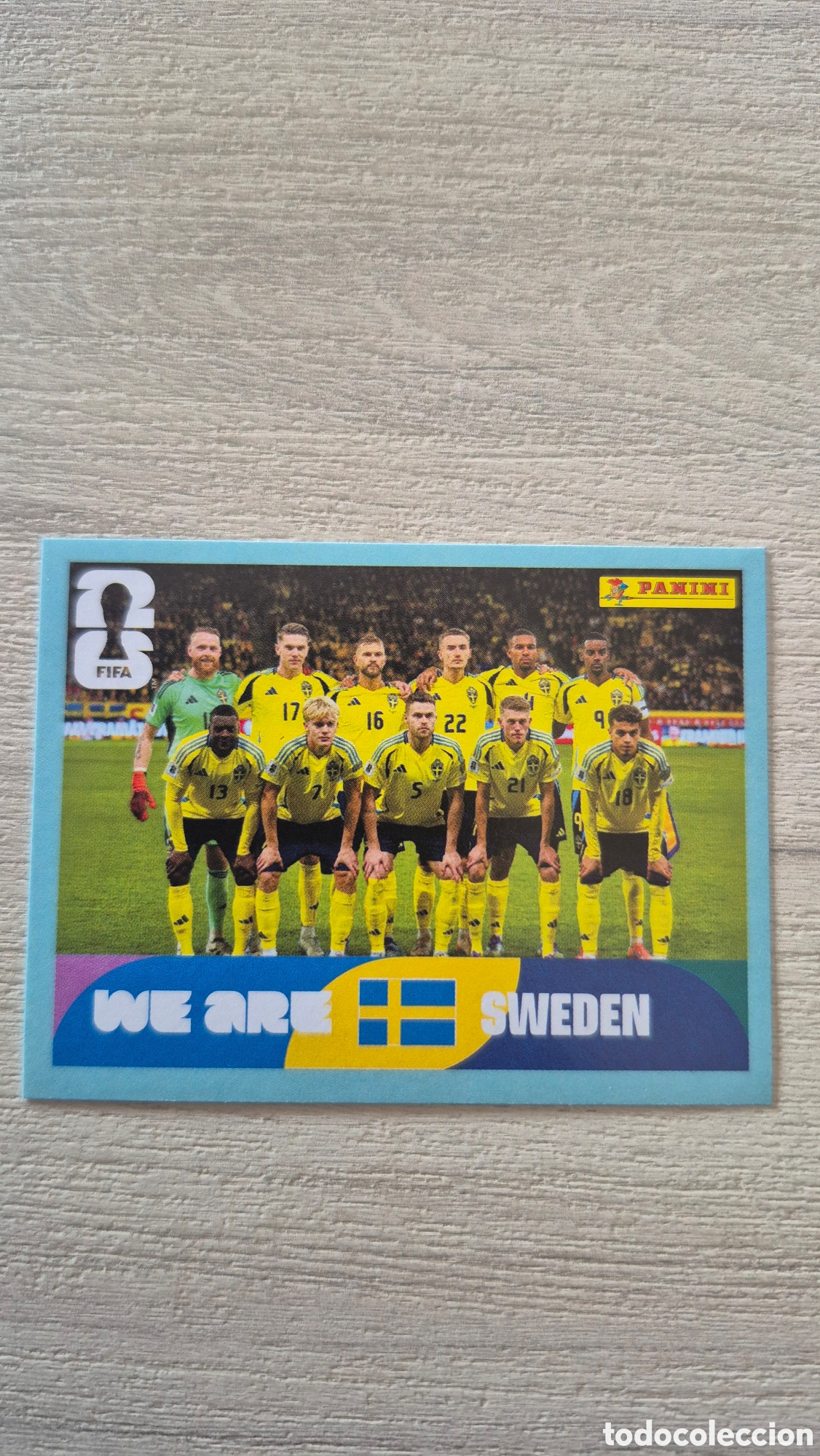Cromos de F&uacute;tbol: SWE3 Plantilla Suecia FIFA World Cup 2026