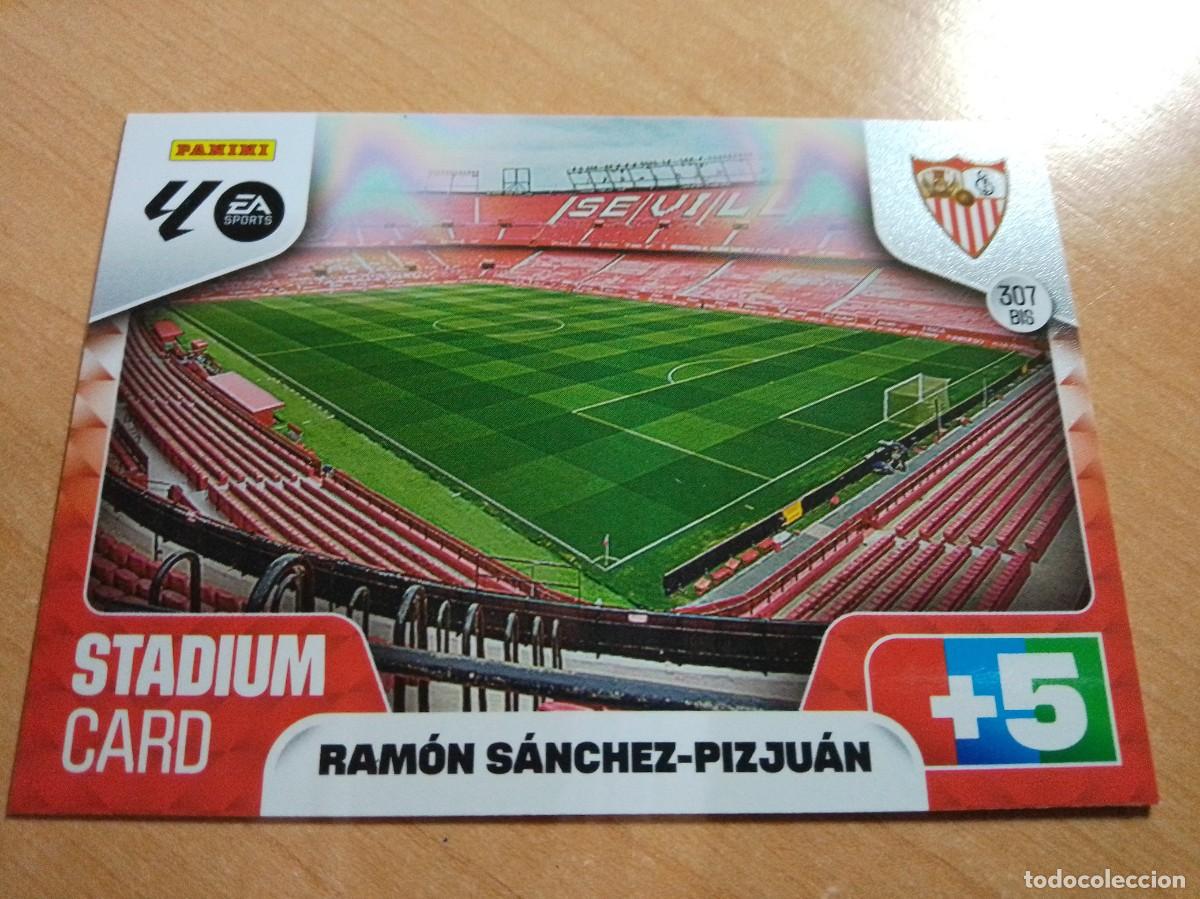 Cromos de F&uacute;tbol: 307 BIS RAM&Oacute;N S&Aacute;NCHEZ PIZJUAN ESTADIO DEL SEVILLA 25 26 ADRENALYN XL 2025 2026