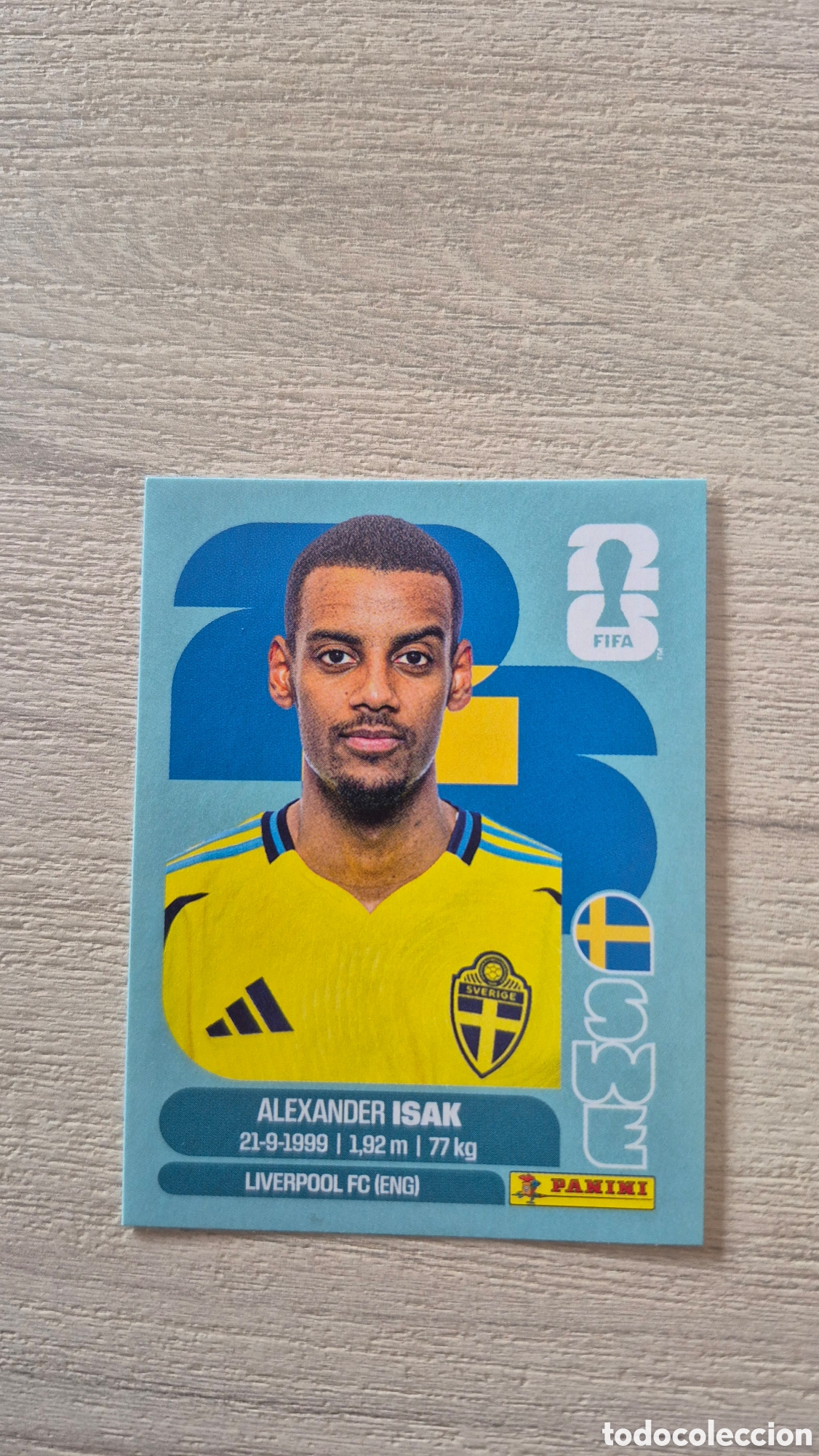 Cromos de F&uacute;tbol: SWE19 Isak FIFA World Cup 2026